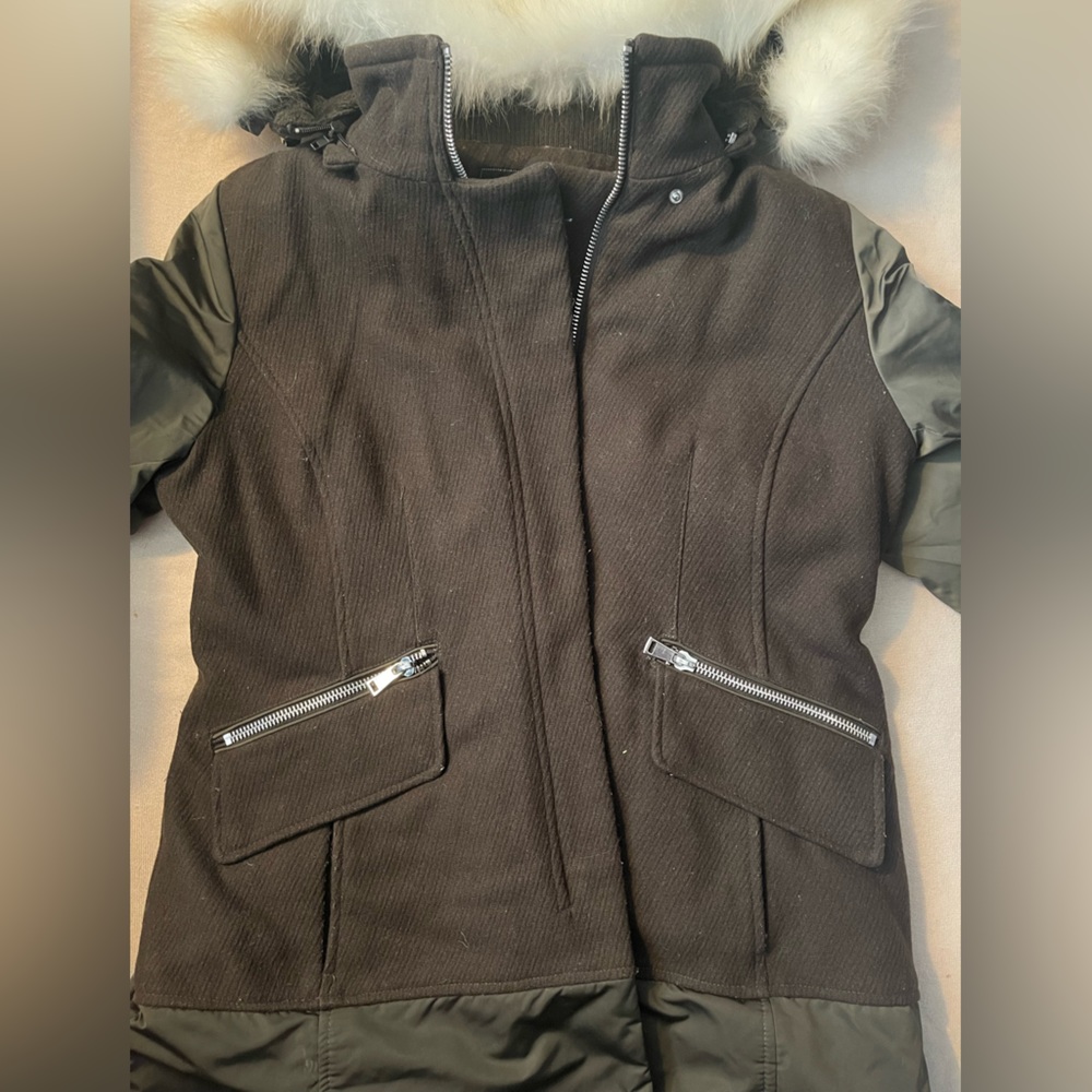 Dark green winter coat